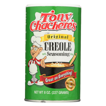 Condimento criollo de Tony Chachere, caja de 6, 8 oz