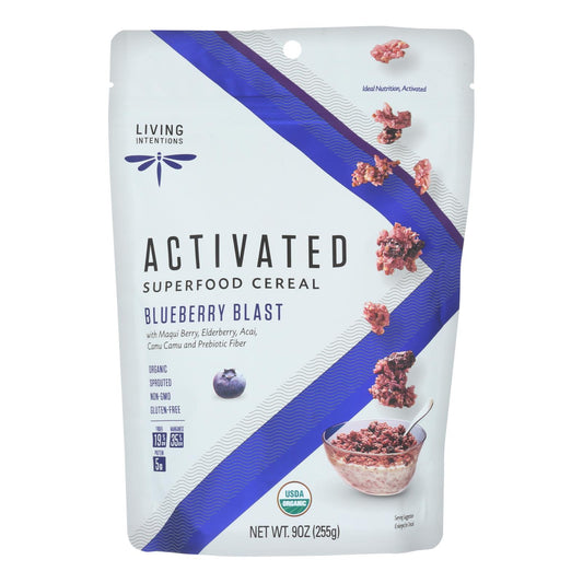 Cereales superalimenticios activados Living Intentions - Caja de 6 - 9 oz