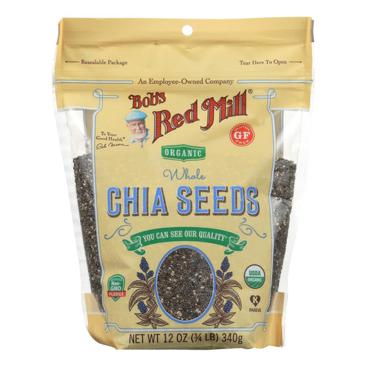 Bob's Red Mill - Seeds Chia - Case Of 5-12 Oz