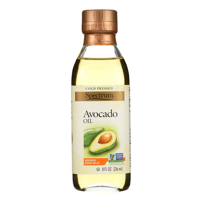 Aceite de aguacate Spectrum Naturals - Refinado - 8 oz - Caja de 6