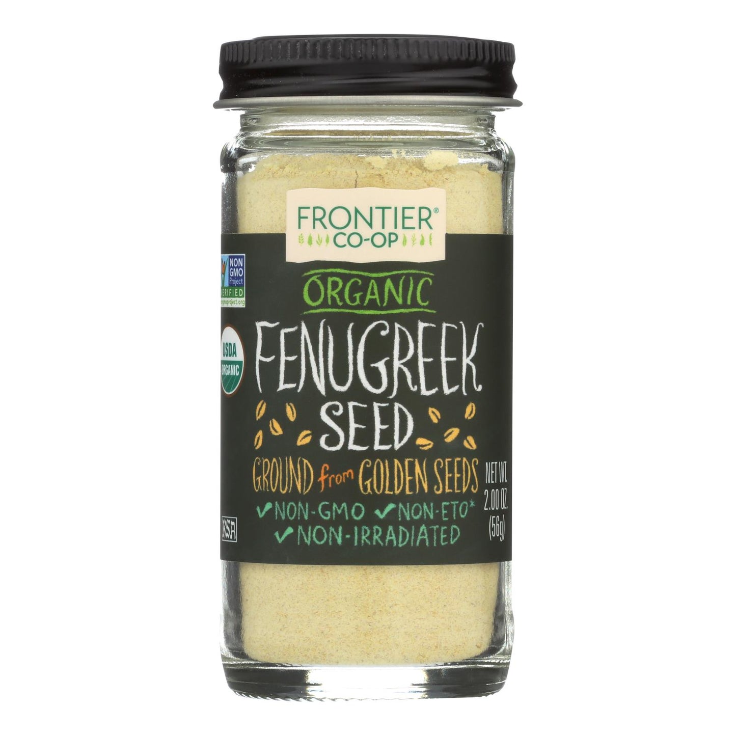 Frontier Herb Fenugreek Seed - Organic - Ground - 2.24 Oz