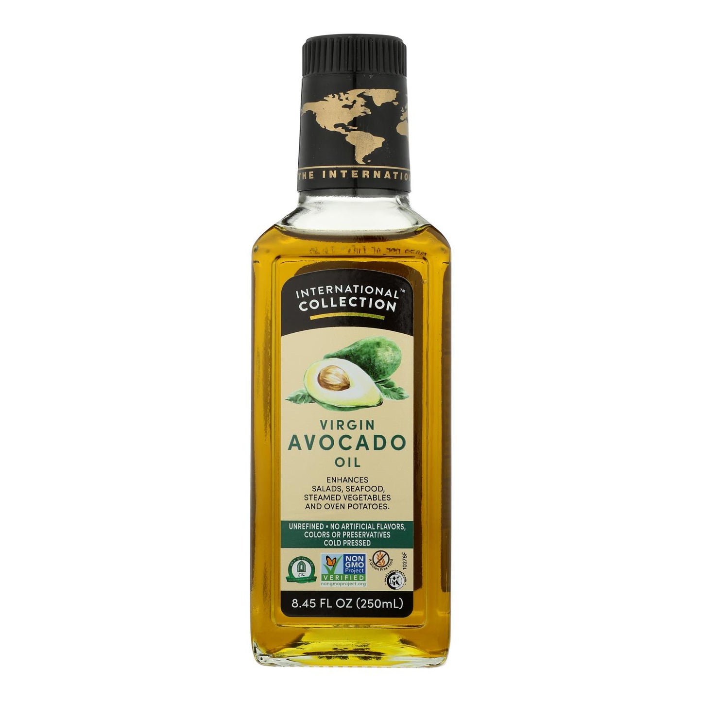 Aceite de Aguacate Colección Internacional - Virgen - Caja de 6 - 8.45 Fl Oz.