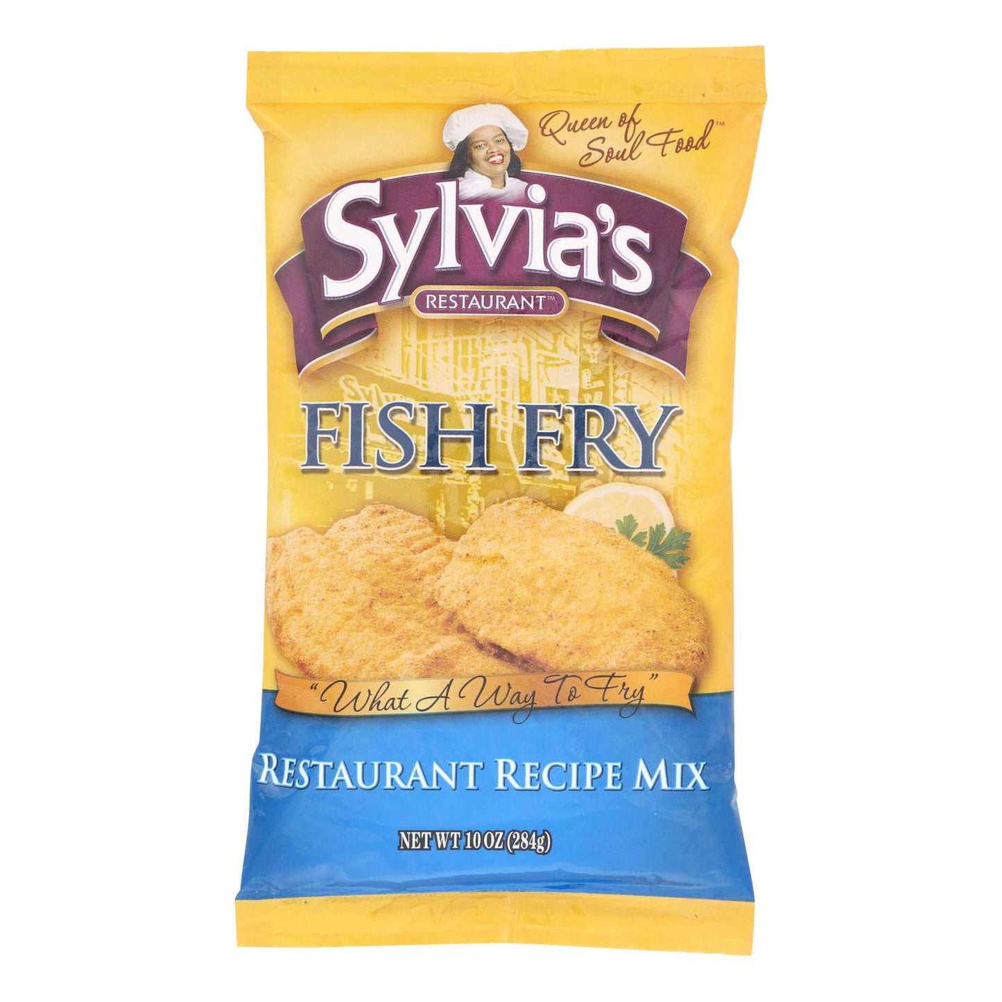 Mezcla para pescado frito de Sylvia - Caja de 9 - 10 oz.