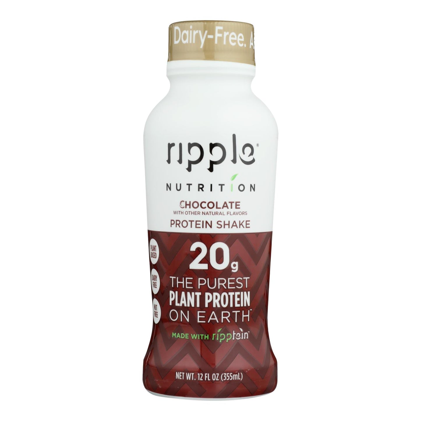 Ripple Foods Pbc - Shake Rtd Chocolate Nd - Case Of 12 - 12 Fz