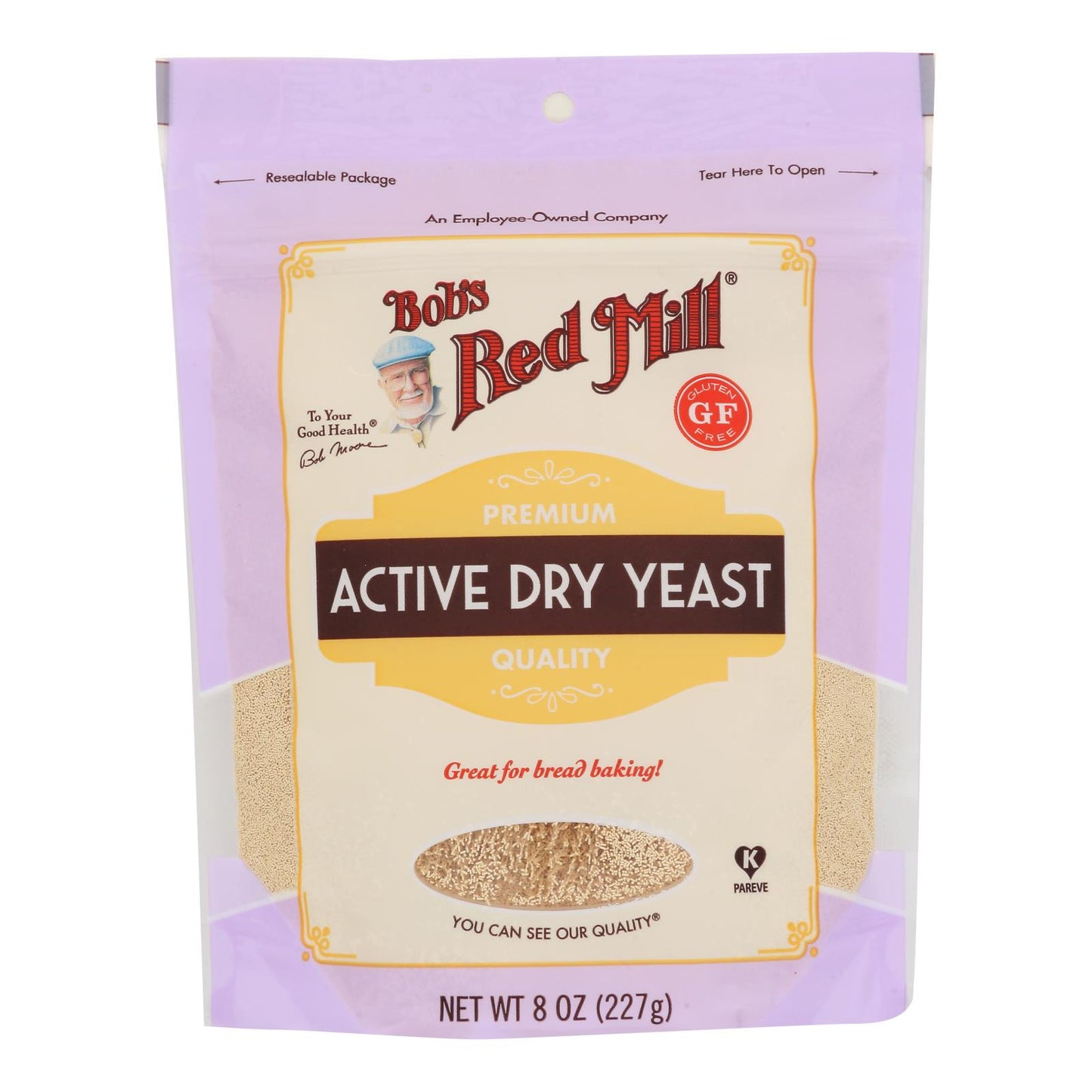 Levadura seca activa de Bob's Red Mill, caja de 4 a 8 oz