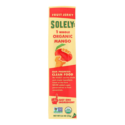 Solely Fruit - Cecina de frutas de mango - Caja de 12 - 0,8 oz