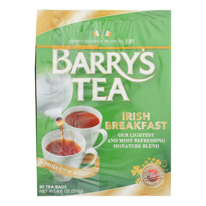 Barry's Tea - Irish Tea - Irish Breakfast - Case Of 6 - 80 Bags