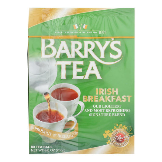 Barry's Tea - Irish Tea - Irish Breakfast - Case Of 6 - 80 Bags