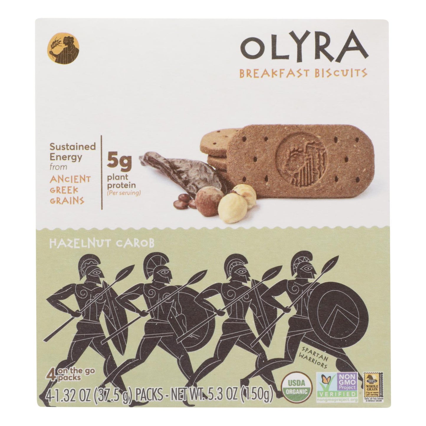 Olyra - Biscuit Hzlenut Carob - Case Of 6 - 5.3 Oz