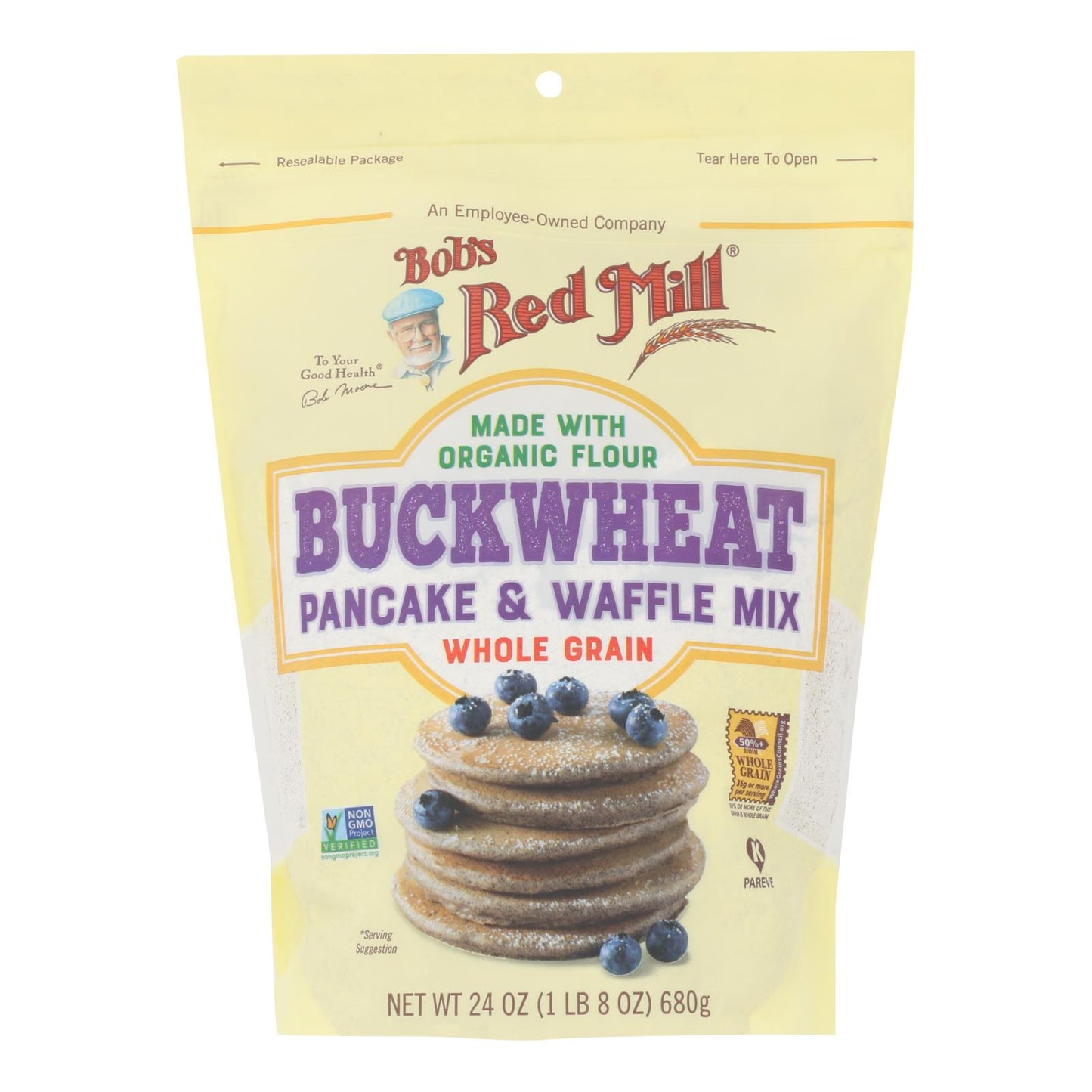 Bob's Red Mill - Panqueque/waffle Bckwht - Caja de 4 - 24 oz