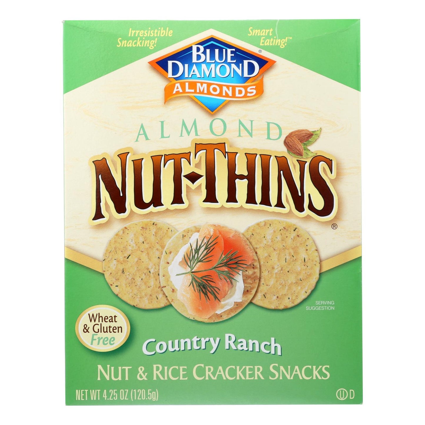 Blue Diamond - Nut Thins - Country Ranch - Caja de 12 - 4,25 oz.