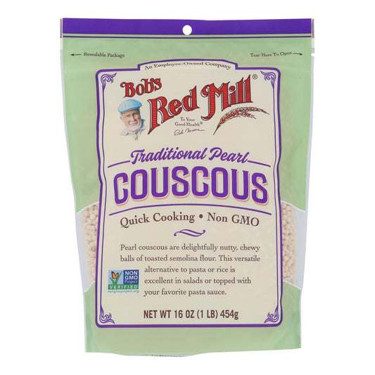 Bob's Red Mill - Cuscús en polvo natural - Caja de 4 - 16 oz