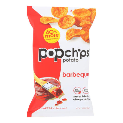 Patatas fritas Popchips - Barbacoa - Caja de 12 - 5 oz