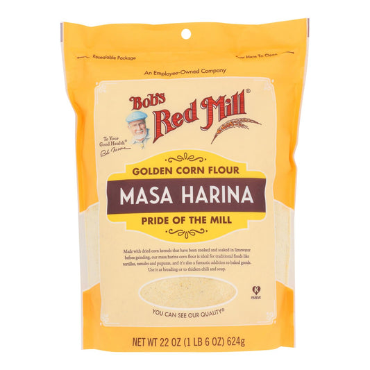 Bob's Red Mill - Maíz dorado para masa - Caja de 4 - 22 oz