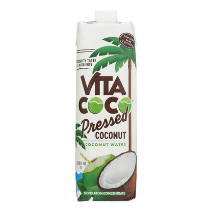 Vita Coco - Agua de Coco Prensada - Caja de 12 - 1 Lt