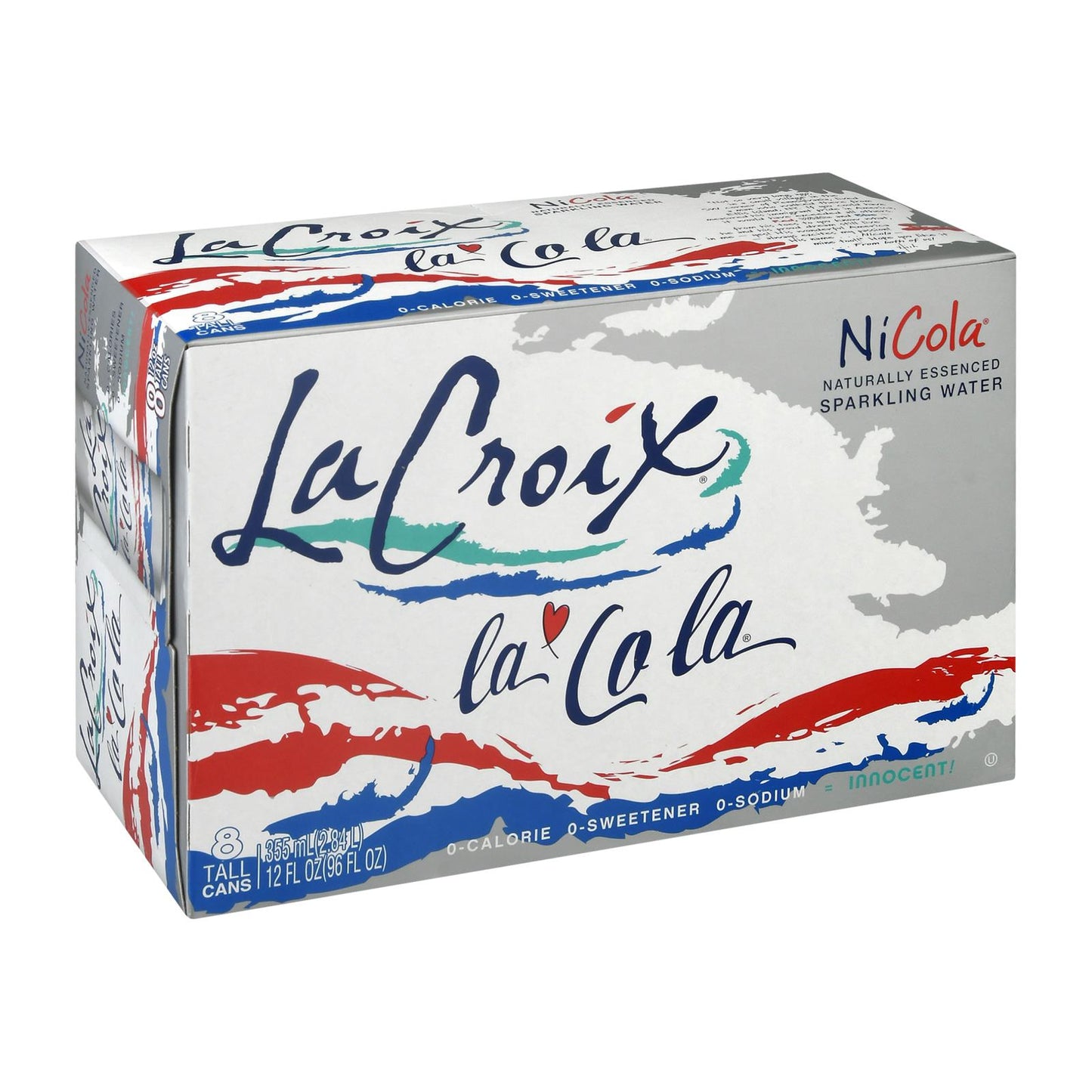 Agua con gas Lacroix - Nicola - Caja de 3 - 8/12 fl oz