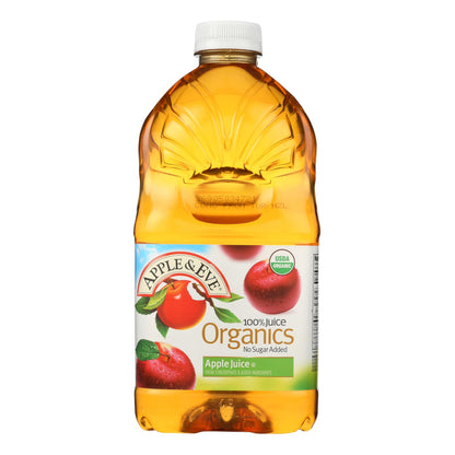 Jugo orgánico de manzana Apple And Eve - Caja de 8 - 48 Fl Oz.