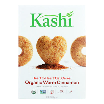 Cereales Kashi - Avena - Corazón a Corazón - Canela Caliente - 12 Oz - Caja De 12