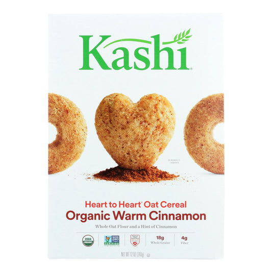 Cereales Kashi - Avena - Corazón a Corazón - Canela Caliente - 12 Oz - Caja De 12