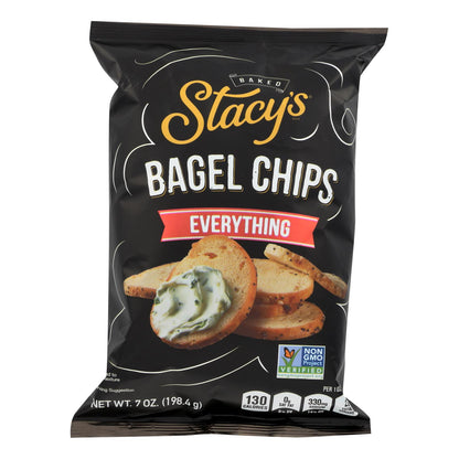 Chips de pita y bagel de Stacy's, todo en caja de 12, 7 oz