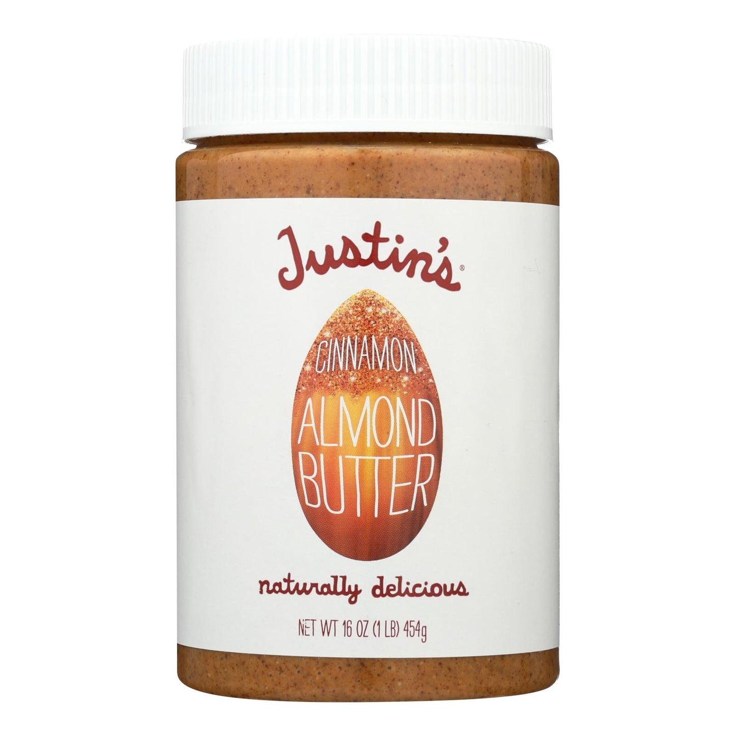 Justin's Nut Butter Almond Butter - Cinnamon - Case Of 6 - 16 Oz.