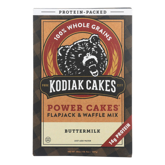 Mezcla para flan y waffles Power Cakes de Kodiak Cakes - Caja de 6 - 20 oz