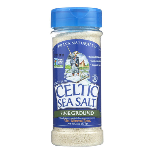 Salero Celtic Sea, molido fino, caja de 6, 8 oz