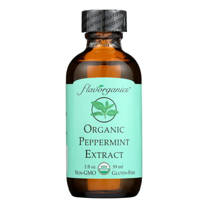 Extracto de menta orgánica Flavorganics - 2 oz