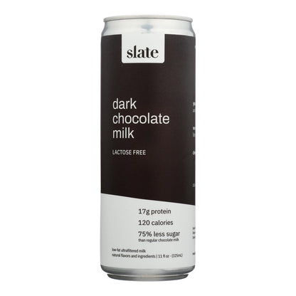 Slate Milk - Milk Aseptic Lf 黑巧克力 - 12 盒装 - 11 Fz