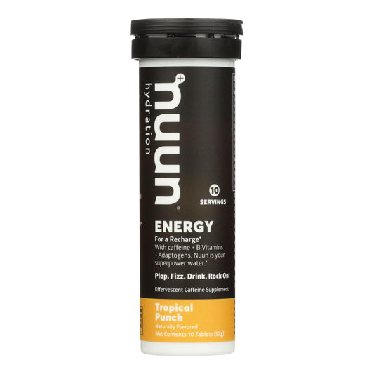 Nuun Hydration - Energy Tropical Punch - Caja de 8 - 10 unidades