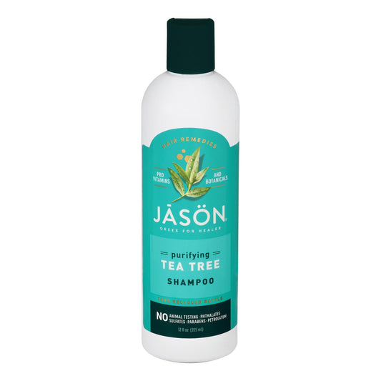 Jason Natural Products - 茶树净化洗发水 - 1 件 1-12 Fz