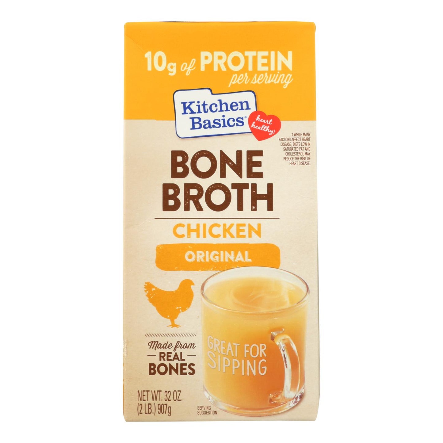 Kitchen Basics Bone Broth Chicken - Case Of 12 - 32 Fz