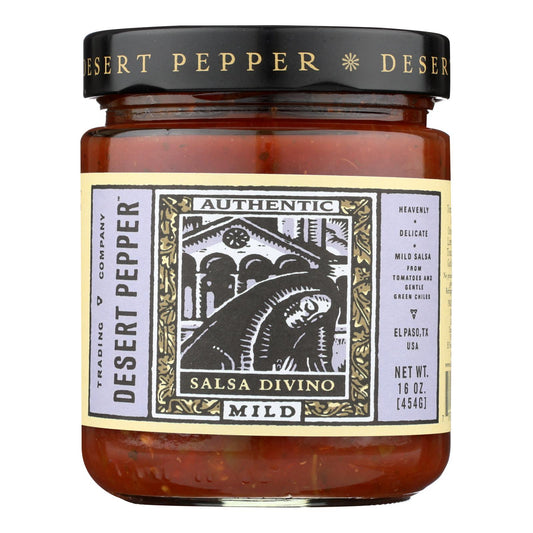 Desert Pepper Trading - Salsa Divino Suave - Caja de 6 - 16 oz.