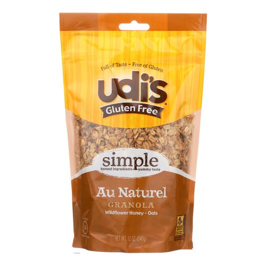 Granola natural de Udi - Caja de 6 - 11 oz