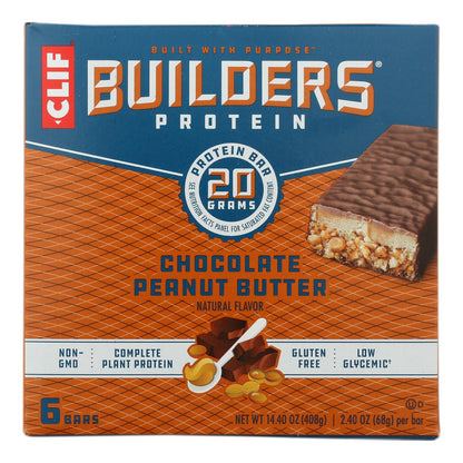 Clif Bar Builder's Protein - 6 盒装 - 6/2.4 盎司