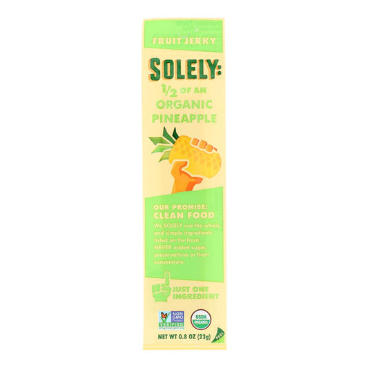 Solely Fruit - Cecina de fruta con sabor a piña - Caja de 12 - 0,8 oz