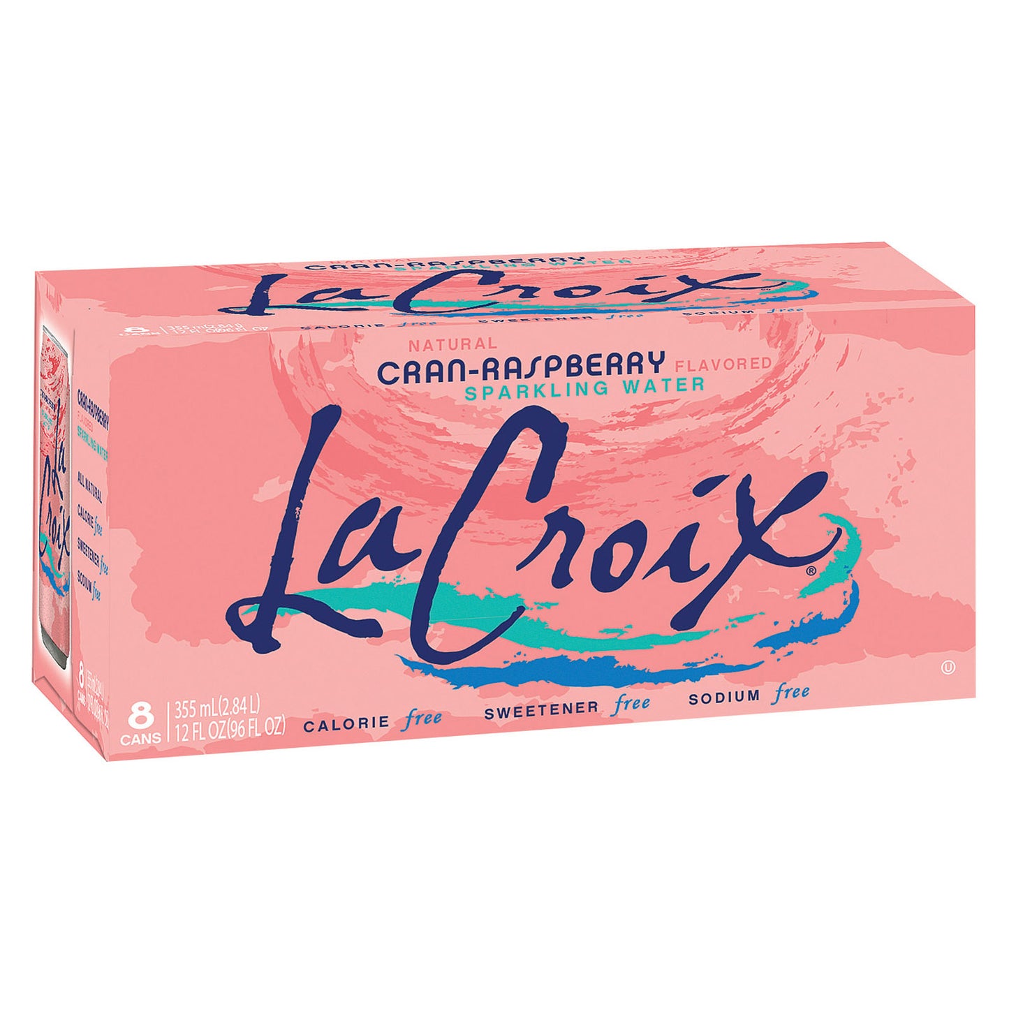 Agua con gas Lacroix - Cran-Raspberry - Caja de 3 - 12 Fl Oz.