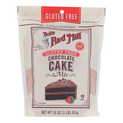 Bob's Red Mill - Mezcla para pastel de chocolate sin gluten - Caja de 4 - 16 oz