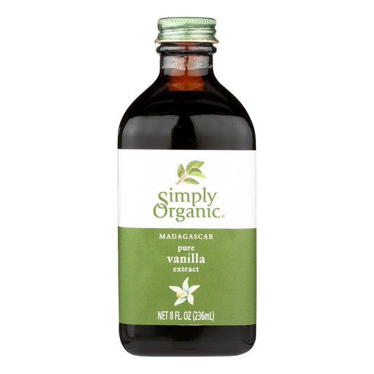 Simply Organic Pure Vanilla Extract - Case Of 6 - 8 Fl Oz.