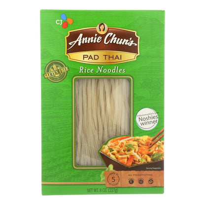 Fideos de arroz Pad Thai originales de Annie Chun - Caja de 6 - 8 oz.