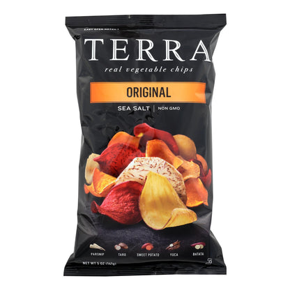 Chips de verduras exóticas Terra Chips - Originales - Caja de 12 - 5 oz.