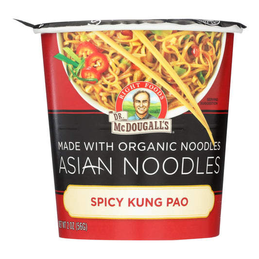 Sopa de fideos asiáticos del Dr. McDougall, kung-pao picante - Caja de 6 - 2 oz