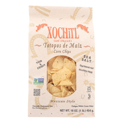 Chips de Maíz Xochitl - Salados - Caja de 9 - 16 Oz.