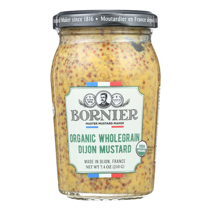 Bornier - Mustard - Organic Whole Grain - Case Of 6 - 7.4 Oz.