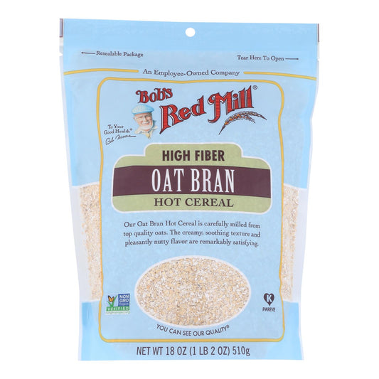 Bob's Red Mill - Oat Bran Hot Cereal - Case Of 4-18 Oz.