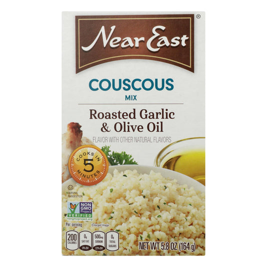 Near East Couscous Roasted - Olive Oil And Garlic - Case Of 12 - 5.8 Oz.