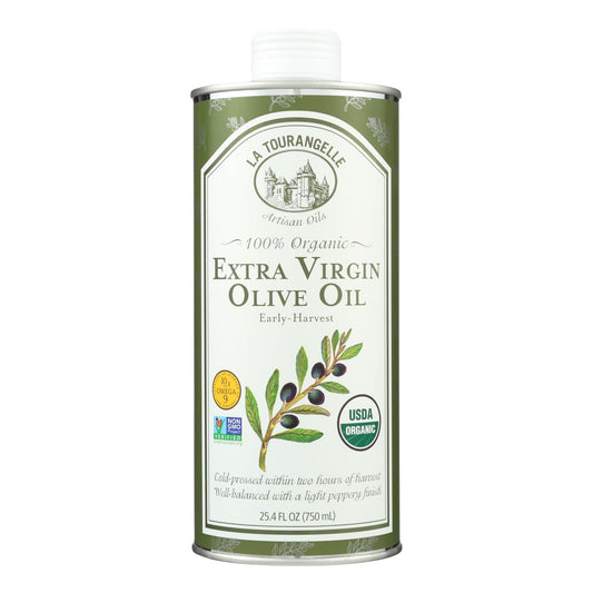 Aceite de oliva virgen extra orgánico La Tourangelle - Caja de 6 - 25,4 fl oz.