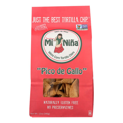 Mi Nina - Tort Chip Pico De Gallo - Caja De 9 - 12 Oz