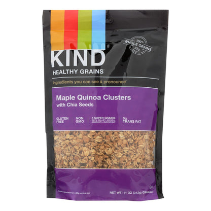Barras de frutos secos y frutas Kind Clusters - Arce, nueces, chía y quinoa - 11 oz - Caja de 6