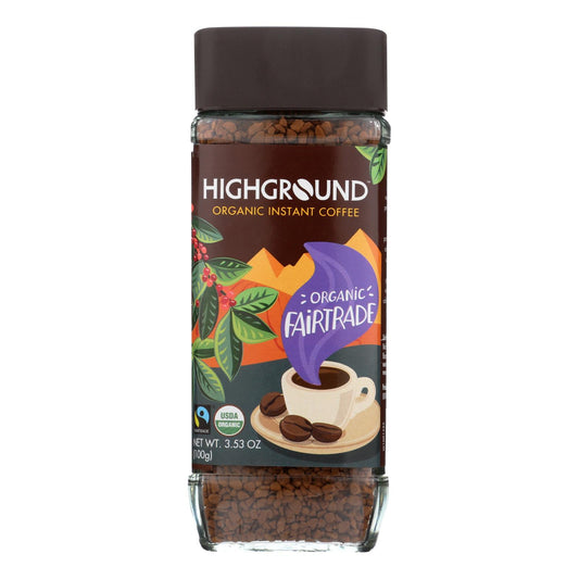 Highground - Café instantáneo regular - Caja de 6 - 3,53 oz